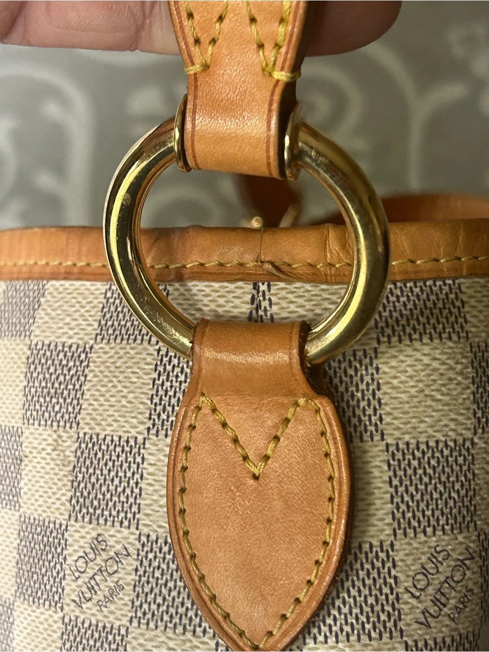 Louis Vuitton Damier Purse Single Strap with Coa - Picture 11 of 16